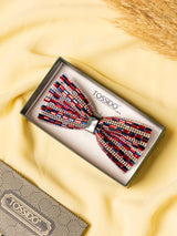 Scarlet Matrix Beaded Bowtie