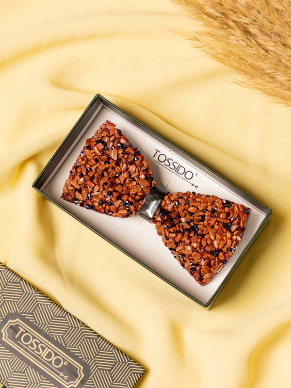 Amberstone Gem Bowtie