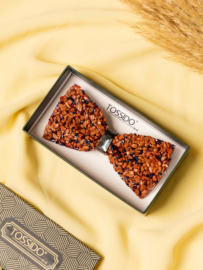 Amberstone Gem Bowtie