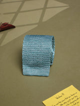 Light Blue Solid Silk Knitted Necktie