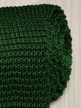 Jungle Solid Silk Knitted Necktie