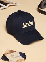 Navy Blue Sunday Baseball Cap