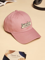 Baby Pink Sunday Baseball Cap