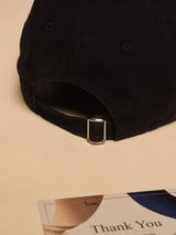 Black V Embroidered Baseball Cap
