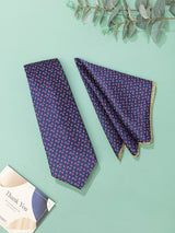 Blue Watermelon Necktie & Pocket Square Giftset