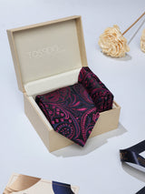 Multicolor Paisley Necktie & Pocket Square Giftset