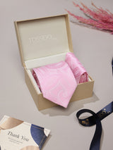 Pink Paisley Necktie & Pocket Square Giftset