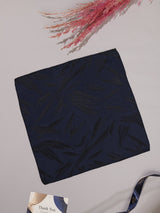 Blue Floral Jacquard Pocket Square