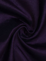 Purple Floral Jacquard Pocket Square