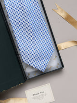 Blue Checks Broad + Long Necktie