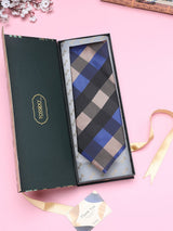 Multicolor Checks Broad + Long Necktie