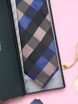 Multicolor Checks Broad + Long Necktie