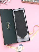 Black Stripes Broad + Long Necktie
