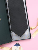 Black Stripes Broad + Long Necktie