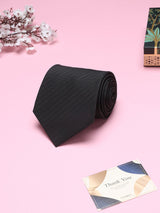 Black Stripes Broad + Long Necktie