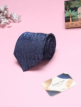 Blue Abstract Broad + Long Necktie