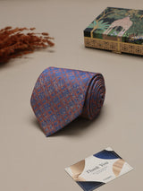 Blue Floral Broad + Long Necktie