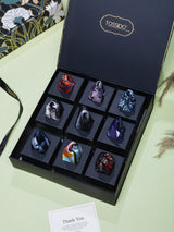 Signature Gentleman’s Printed Pocket Squares – 9 Piece Gift Set