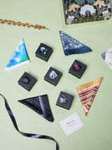 Contemporary Gentleman’s Printed Pocket Squares – 9 Piece Gift Set