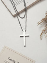 Silver Cross Men's Chain