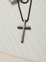 Black Cross Men's Chain