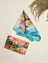 Goa Beach Capital Printed Pocket Square