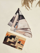 Hyderabad Golconda Fort Printed Pocket Square