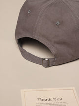Stone Grey Distressed Baseball Cap