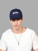 Navy Blue Sunday Baseball Cap