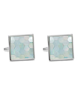 Silver Hexagons Cufflinks