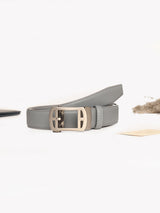 Grey No-Hole Men's Belt