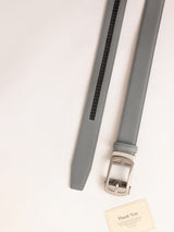 Grey No-Hole Men's Belt