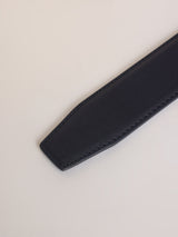 Dark Navy Blue No-Hole Men's Belt