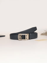 Navy Blue No-Hole Men's Belt