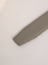 Light Grey No-Hole Men's Belt