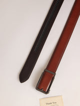 Cognac Brown No-Hole Men's Belt