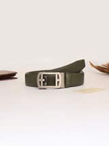 Olive Green No-Hole Men's Belt