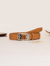 Tan No-Hole Men's Belt