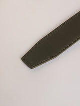 Olive Green No-Hole Men's Belt