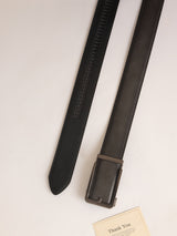 Dark Brown No-Hole Men's Belt