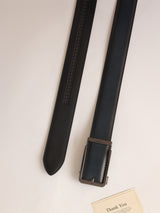 Navy Blue No-Hole Men's Belt