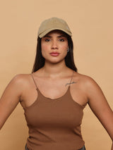 Beige Soaring High Baseball Cap