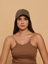 Olive Brown Soaring High Baseball Cap