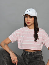 White A Embroidered Baseball Cap