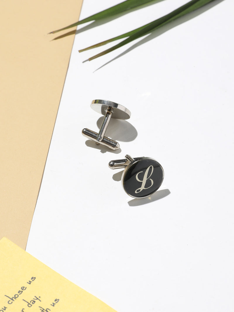 Alphabet L Cufflink