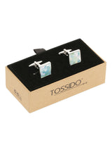 Silver Hexagons Cufflinks
