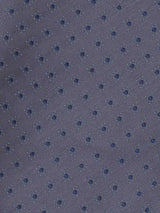 Grey Polka Woven Cravat & Pocket Square Set