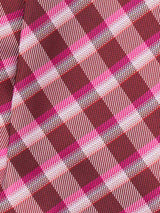 Multicolor Check Woven Cravat & Pocket Square Set