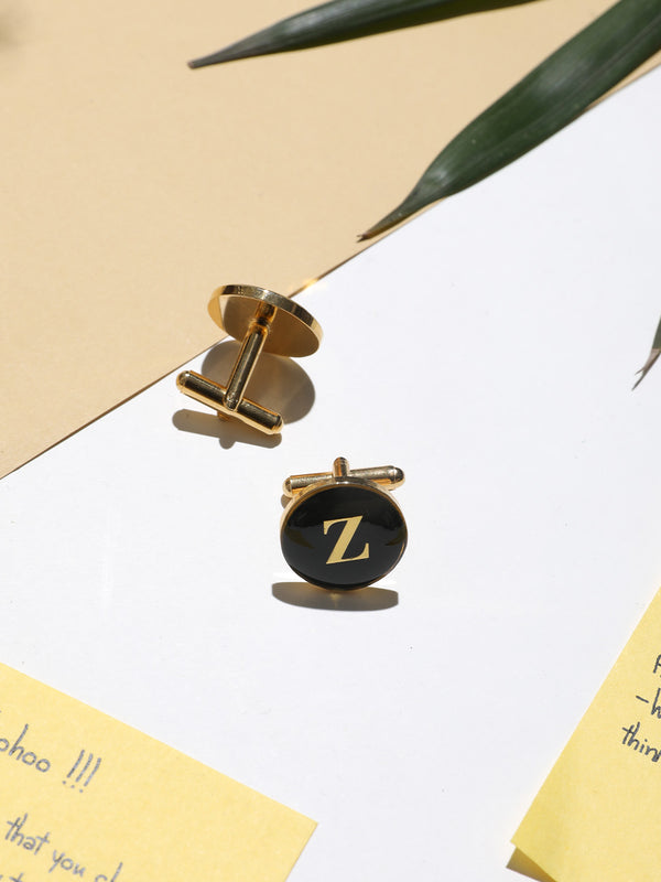 Alphabet Z Cufflink