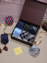 9 - Piece Woven Tie Set - TOSSIDO